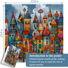 Fairy Tale Town Jigsaw Puzzle 1000 Pieces