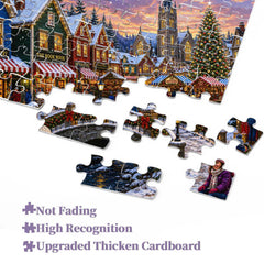 Warm Winter Village Jigsaw Puzzle 1000 Pieces