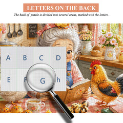 Grandma’s Chicken Kitchen Jigsaw Puzzle 1000 Pieces
