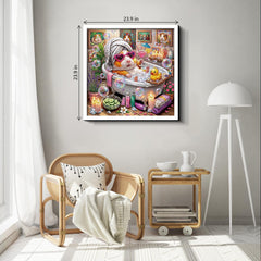 Bathing Guinea Pig Jigsaw Puzzle 1000 Pieces