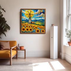 Sonnenblumenfeld 1000-teiliges Puzzle
