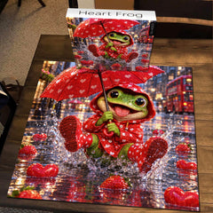 Heart Frog Jigsaw Puzzle 1000 Piece