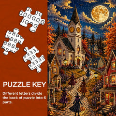 Moon Witch Village Jigsaw Puzzle 1000 Piece