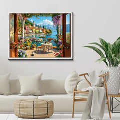 Flower-filled Lakeside Jigsaw Puzzle 1000 Pieces