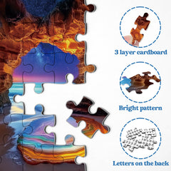 Luminous Cavern Jigsaw Puzzle 1000 Pieces