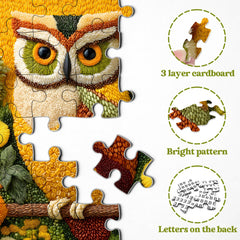 Grain Owl Jigsaw Puzzle 1000 Pieces