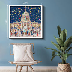 Puzzle de 1000 pièces Feux d'artifice et liberté