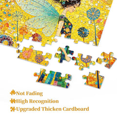 Mosaic Flower Fairy Jigsaw Puzzle 1000 Pieces