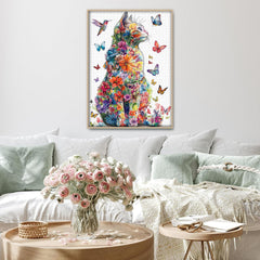 Butterfly Cat Jigsaw Puzzle 1000 Pieces