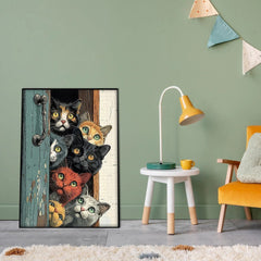 Curious Cat Jigsaw Puzzle 1000 Piece