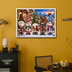 Festive Gnome Crew Jigsaw Puzzle 1000 Piece