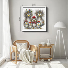 The Scruffy Chicks Jigsaw Puzzle 1000 Pieces