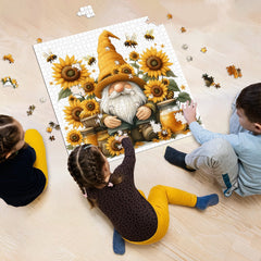 Sunflower Gnome Jigsaw Puzzle 1000 Pieces