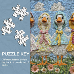 Patchwork Ducks Jigsaw Puzzle 1000 Pieces