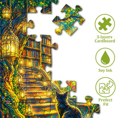 Magic Tree Library Jigsaw Puzzle 1000 Piece