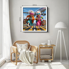 Wanderlust Grannies Jigsaw Puzzle 1000 Pieces