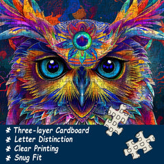 Fantasy-Eule-Puzzle 1000 Teile