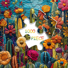 Cactus Blossoms Jigsaw Puzzle 1000 Pieces