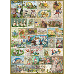 Puzzle Jigsaw Vintage de Pâques 1000 Pièces