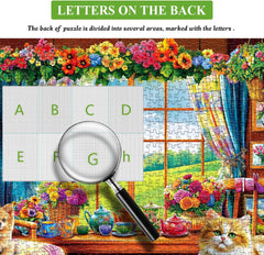 Puzzle de 1000 pièces Refuge Floral Douillet