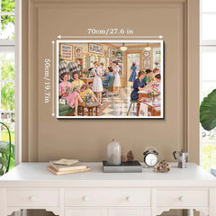 Retro Salon Jigsaw Puzzle 1000 Piece