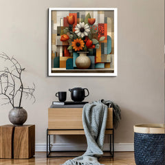 Geometric Floral Rhythm Jigsaw Puzzle 1000 Pieces