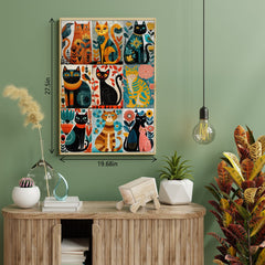 Puzzle d'art de Chats 1000 Pièces