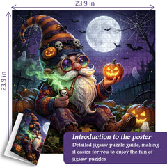 Gnome's Spooky Eve Jigsaw Puzzle 1000 Piece