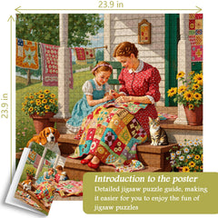 Porch Craft Time Jigsaw Puzzle 1000 Pieces