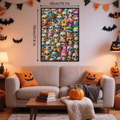 Varied Floral Skulls Jigsaw Puzzle 1000 Piece