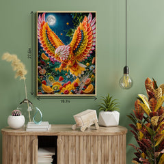 Fresh Fruit Sculpture Eagle Jigsaw Puzzle 1000 Pieces