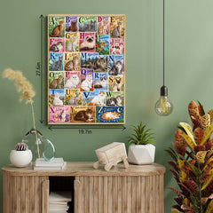 Alphabet Cats Jigsaw Puzzle 1000 Piece