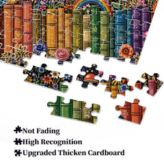 Botanical Bookshelf Jigsaw Puzzle 1000 Piece