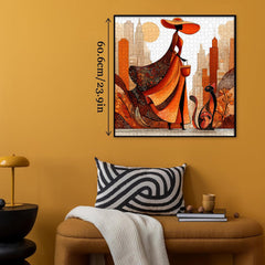 Orange Time Puzzle en bois 1000 pièces