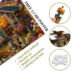 Quilled Yard Jigsaw Puzzle 1000 Piece