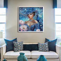 The Peacock Lady Jigsaw Puzzle 1000 Pieces