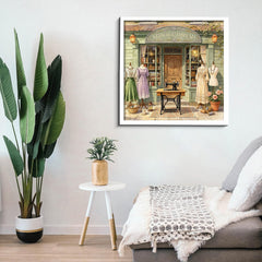 Vintage Stitch Shop Jigsaw Puzzle 1000 Piece