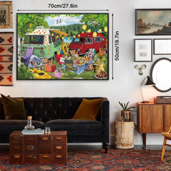 Camping Time Jigsaw Puzzle 1000 Pieces