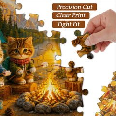 Campfire Kittens Jigsaw Puzzle 1000 Piece