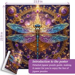 Starry Sky Dragonfly Jigsaw Puzzle 1000 Pieces
