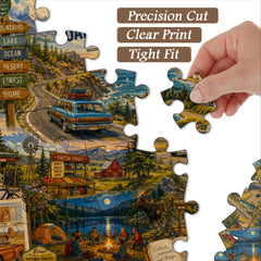 Endless Summer Drive Jigsaw Puzzle 1000 Piece