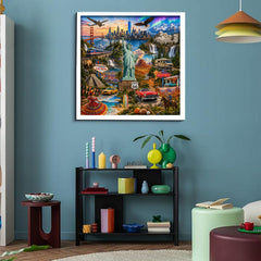 America Landmarks Journey Jigsaw Puzzle 1000 Pieces