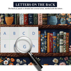 Casse-têtes Bibliothèque Florale 1000 Pièces