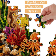 Button Sea Life Jigsaw Puzzle 1000 Pieces