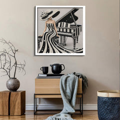 Elegant Piano Muse Jigsaw Puzzle 1000 Piece