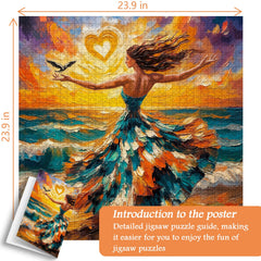 Sunset Embrace Jigsaw Puzzle 1000 Pieces