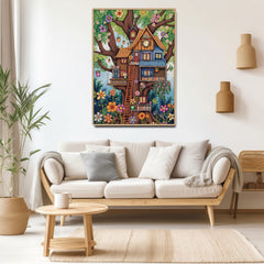 Floral Treehouse Jigsaw Puzzle 1000 Pieces