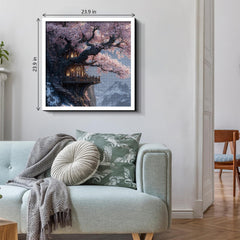 Sakura Cliff Jigsaw Puzzle 1000 Pieces