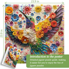 Hummingbird Flying Jigsaw Puzzles 1000 Pieces