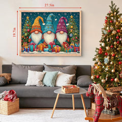 Jolly Snow Gnome Puzzle en Bois 1000 Pièces